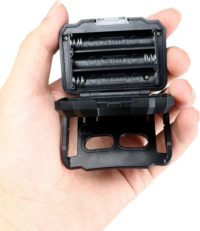 Torcia Frontale Cob Da 3w 110lmn Led Per Trekking Sport Lavoro Ricaricabile