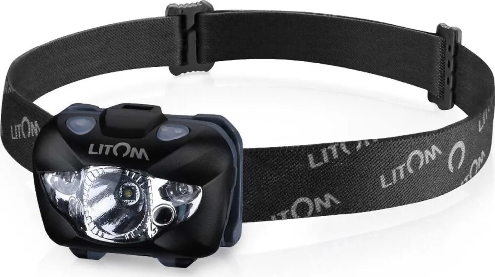 Torcia Frontale LED Bianco Rosso con Controllo Gesture Luce per Casco Escursionismo