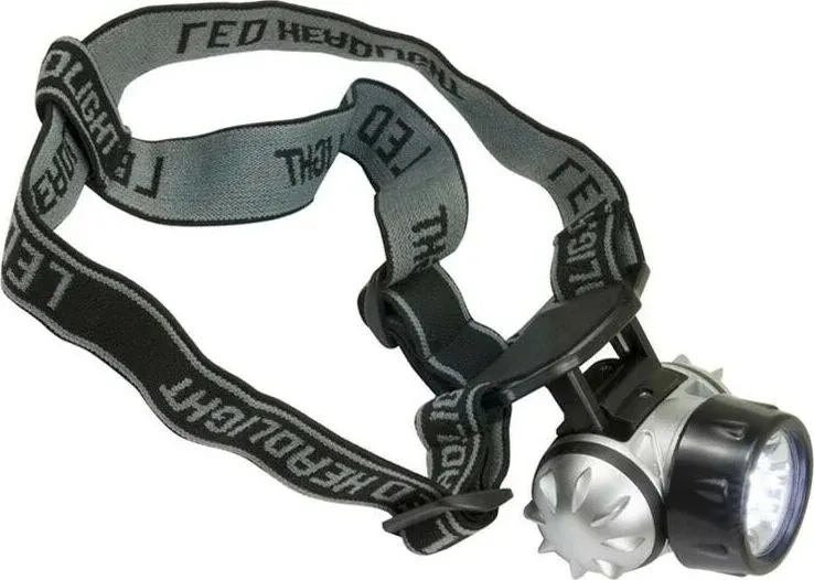 Torcia Frontale 7 Led Luce Bianca Lampada Da Testa Casco Gloriashoponline