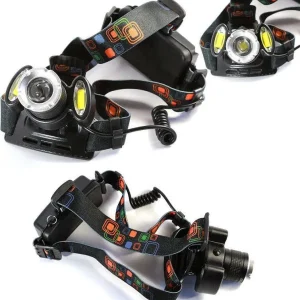 Torcia Lampada Frontale Led Cree Ricaricabile Auto Casa 3led 8000w Luce Bianca