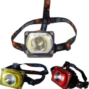 Torcia Lampada Frontale Led Ricaricabile 30led Cree T6 4 Funzioni Litio