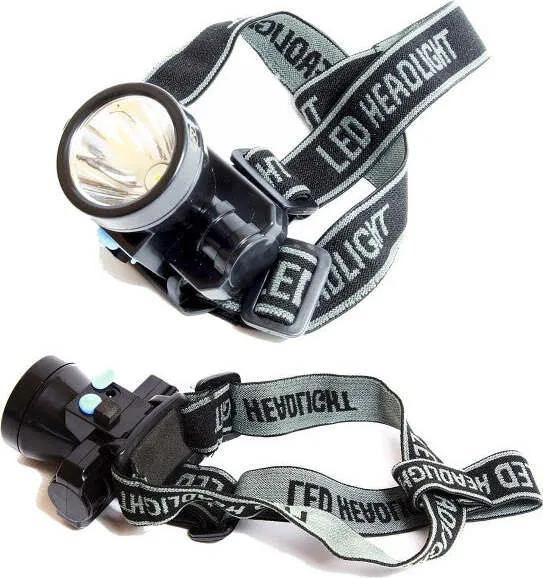 Torcia Lampada Frontale Led Ricaricabile Antipioggia Pesca Caccia Ciclismo