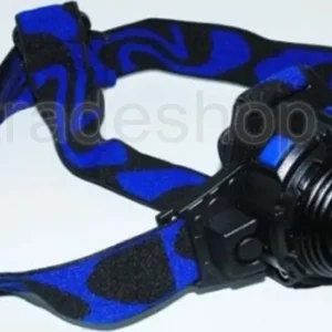 Torcia Lampada Frontale Led Ricaricabile Per Pesca Grotte Fascio Luce Waterproof