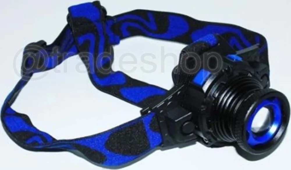 Torcia Lampada Frontale Led Ricaricabile Per Pesca Grotte Fascio Luce Waterproof