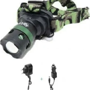 Torcia Lampada Frontale Led Da Testa Ricaricabile Notturna Campeggi Pesca Q-s120