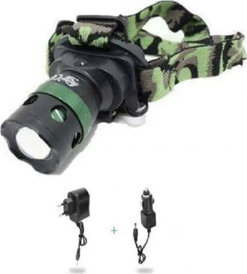 Torcia Lampada Frontale Led Da Testa Ricaricabile Notturna Campeggi Pesca Q-s120