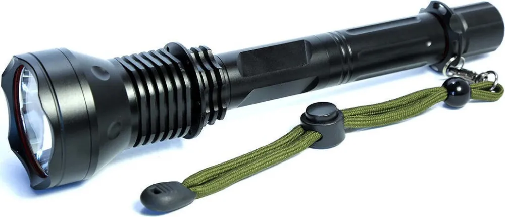 Torcia Lampada Led Cree T6 Ricaricabile Tattica Impermeabile Con Prolunga Xmlt6