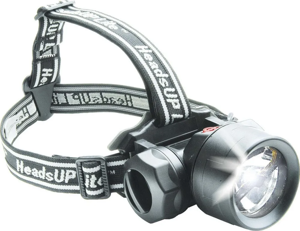 Torcia Lampada Da Testa Frontale 6 Led Pesca Grotte Fascio Luce Waterproof