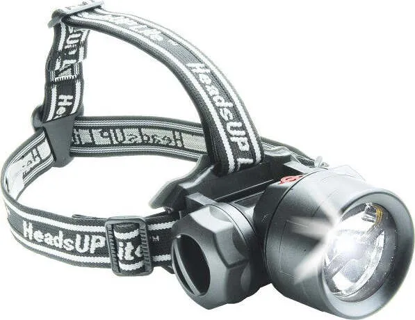Torcia Lampada Da Testa Frontale 6 Led Pesca Grotte Fascio Luce Waterproof