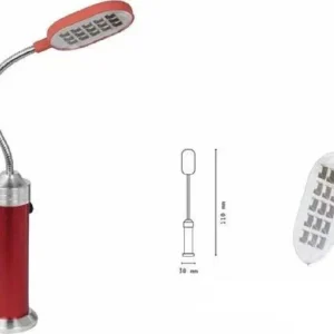 Torcia Led Multifunzione Lampada Torcetta Magnetica Smd 2835 Tascabile Dt-2009