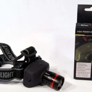 Torcia Luce Led Lampada Frontale Testa 3w Casco Headlamp Caccia Pesca