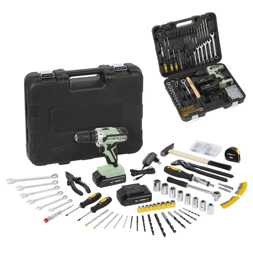 Trapano Avvitatore 12v Con Batteria 1300 Mah Con Valigetta E 135 Accessori