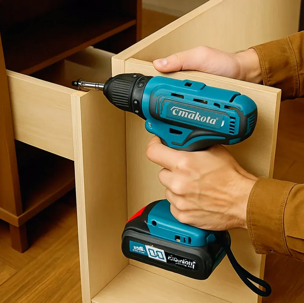 Trapano avvitatore 26V – 2 batterie, due velocità e accessori inclusi