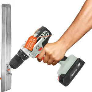 Trapano Avvitatore 2 Velocità Meccaniche Con Batteria Litio 20v - 1300 Mah