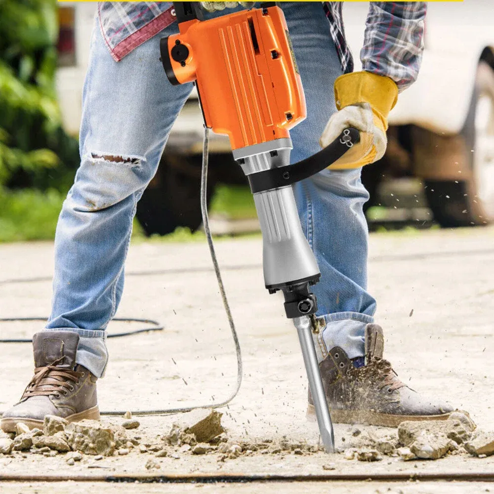 Trapano demolitore 2500W – 1800 giri/min, 2 punte, 16” martello pneumatico per lavoro pesante