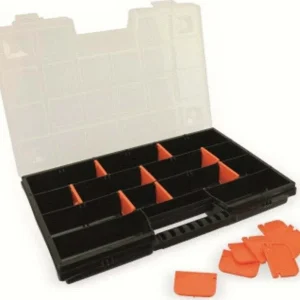 Valigetta Porta Minuteria Tool Box Ferramenta Scomparti 28,5 X 19 X 3,5 Cm