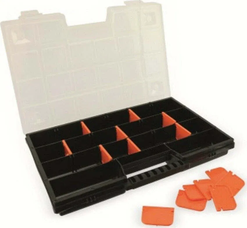 Valigetta Porta Minuteria Tool Box Ferramenta Scomparti 28,5 X 19 X 3,5 Cm