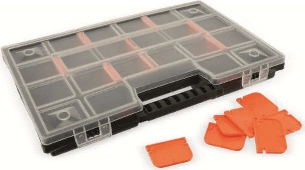 Valigetta Porta Minuteria Tool Box Ferramenta Scomparti 28,5 X 19 X 3,5 Cm