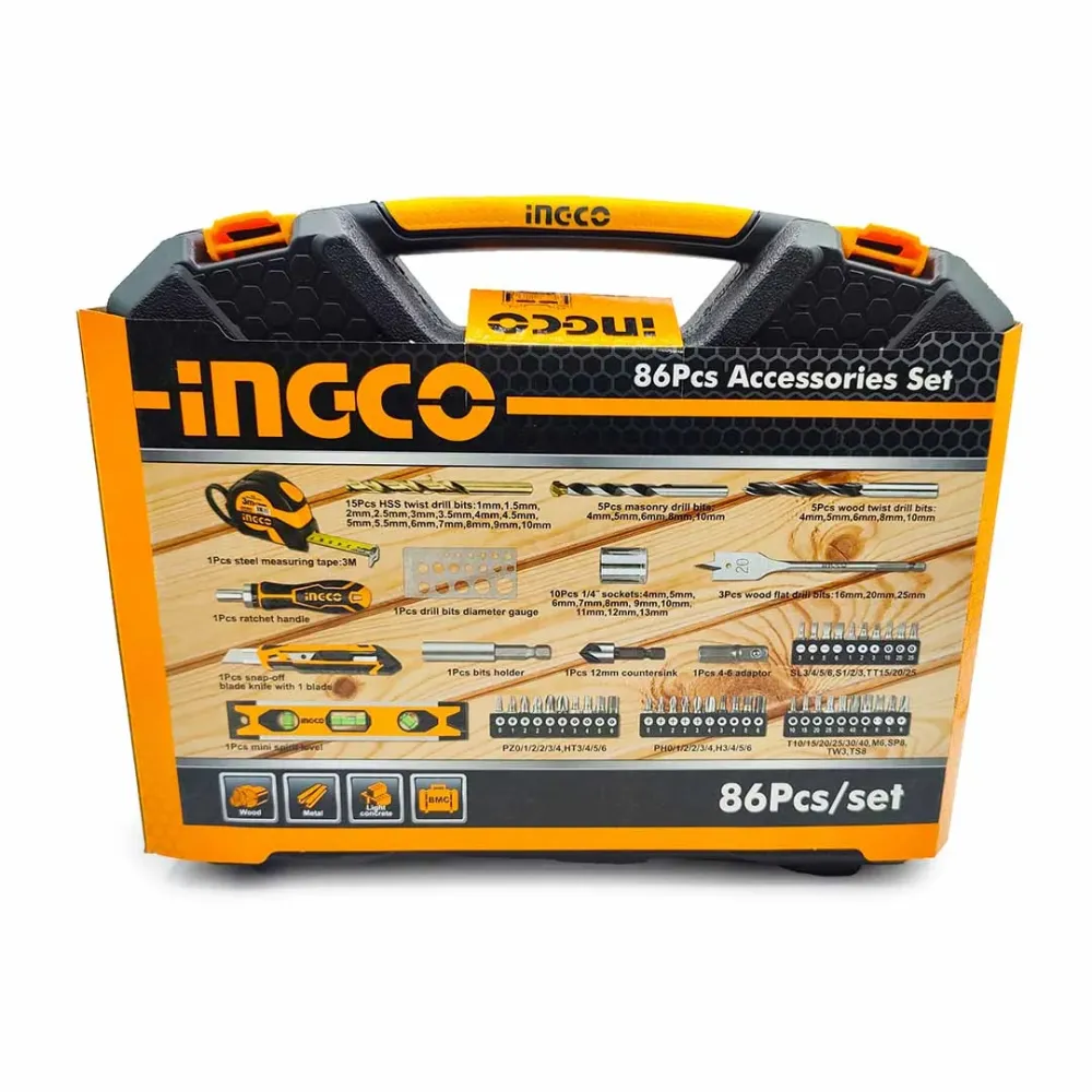 Valigetta Set Attrezzi 86 utensili Ingco