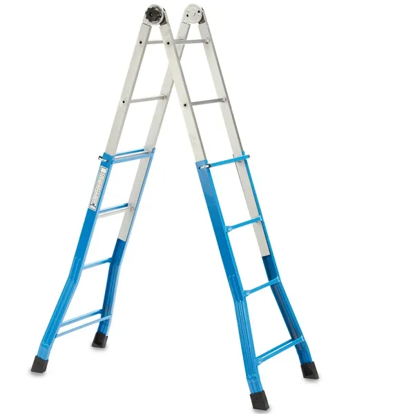 X-Robust - S1405118 - Scala telescopica Everest - 4+4 gradini - acciaio - X-Robust - 91854 - Conf. da 1 Pz.
