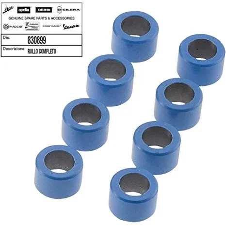 Kit 8 rulli variatore originali 25X17 Aprilia - Piaggio 400-500