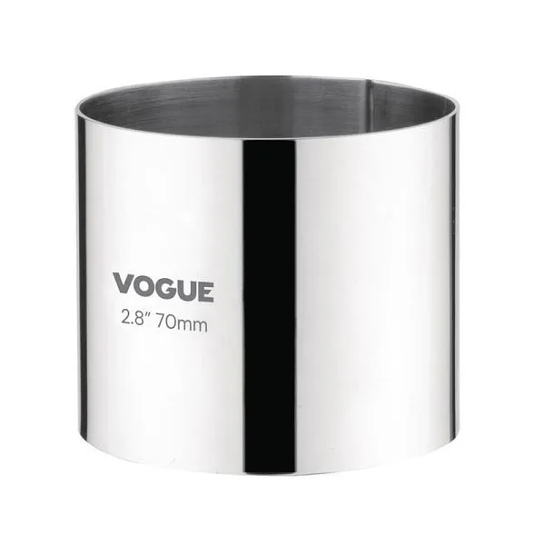Professionale Ristorazione Vogue Moussering acciaio inossidabile 6 x 7 cm CC056