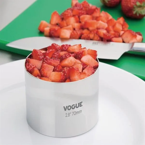 Professionale Ristorazione Vogue Moussering acciaio inossidabile 6 x 7 cm CC056