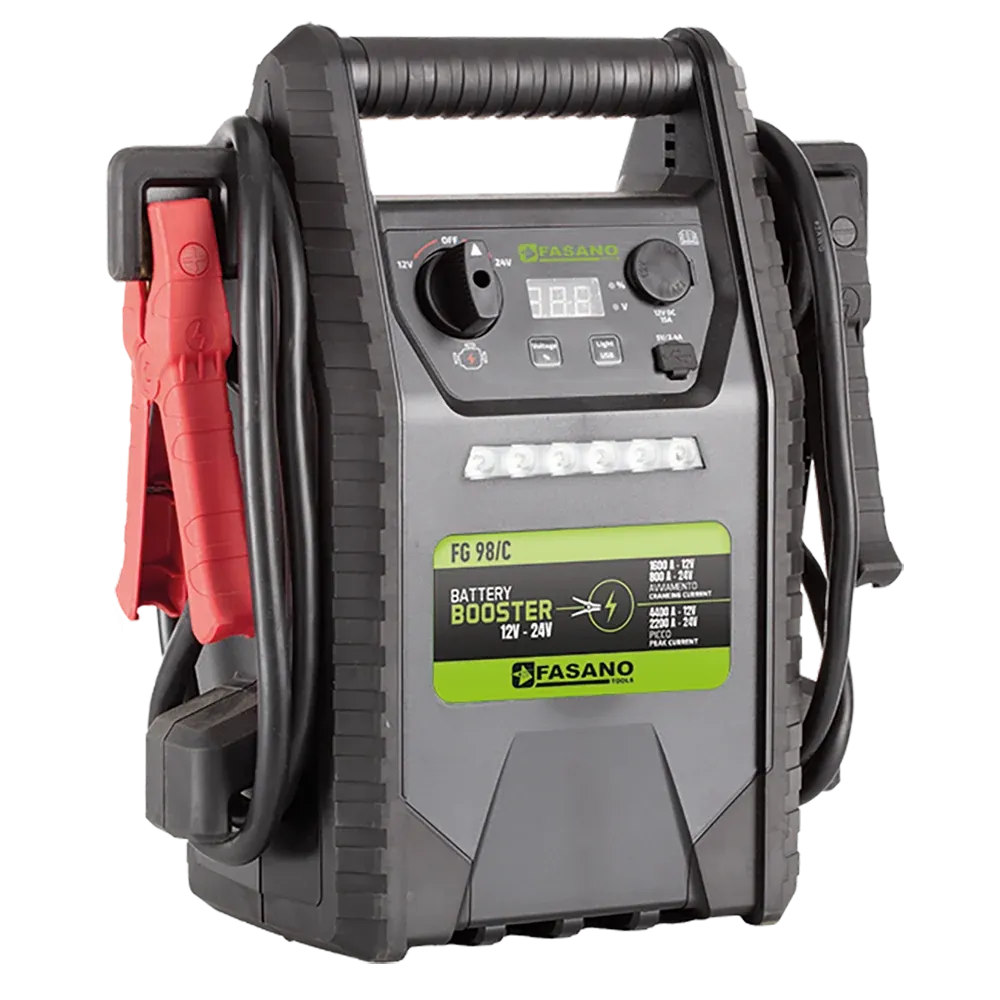 Avviatore di emergenza portatile 12/24V, 44Ah Fasano FG 98/C