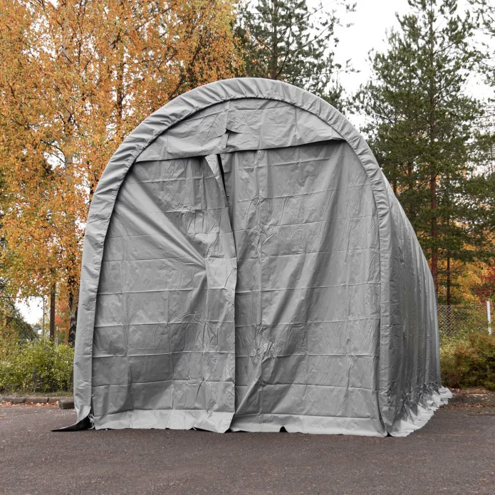Fornorth Tenda Garage 4x8m, Grigio chiaro