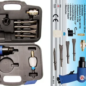 KIT 8 PZ SCALPELLO PNEUMATICO BGS3213