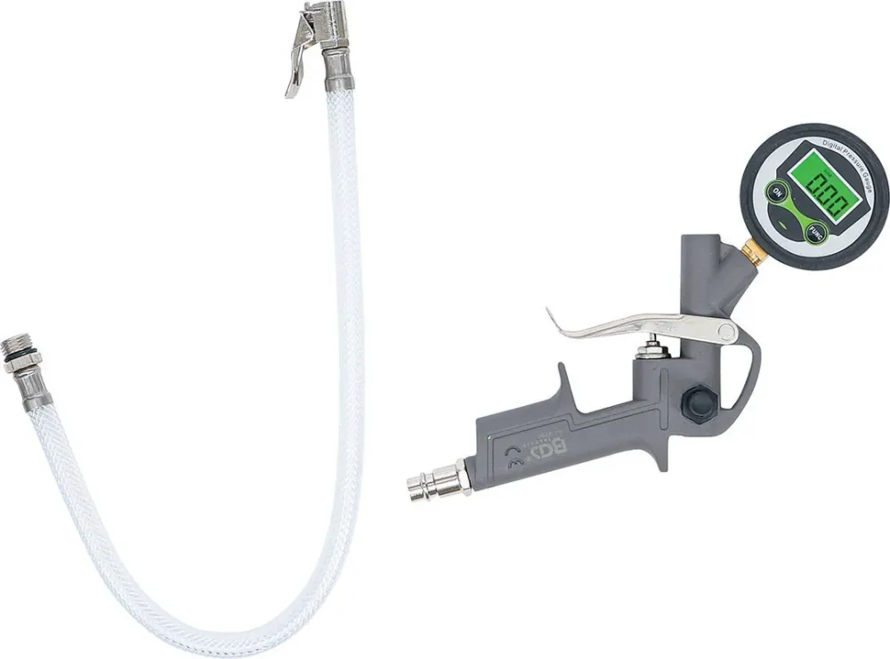 PISTOLA DI GONFIAGGIO PNEUMATICA, DIGITALE BGS6794
