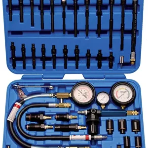 TESTER COMPRESSIONE PER MOTORI DIESEL/BENZINA CON TEST PER PERDITA PRESSIONE BGS8401