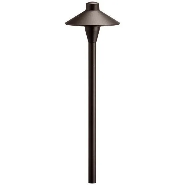 Kichler - 15478AZT - 12V 6.75" Path Light Textured Architectural Bronzo caldo