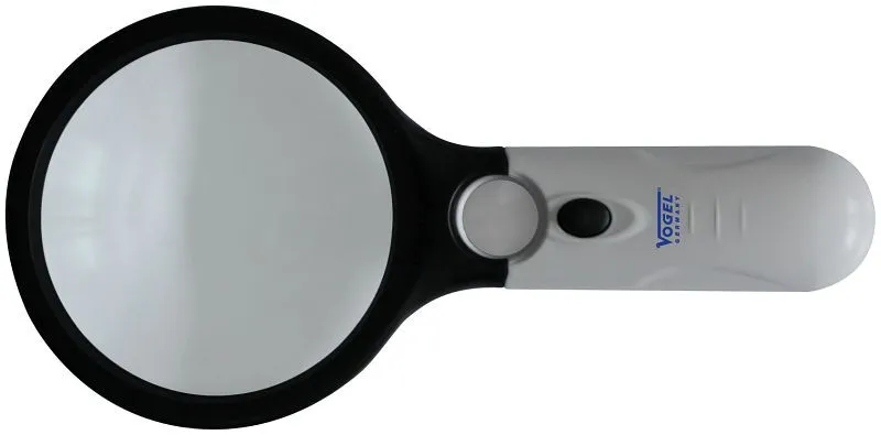 Lente d'ingrandimento portatile LED Vogel Germany 25x Ø 90 mm 600148