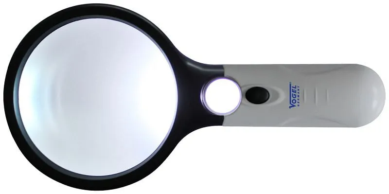 Lente d'ingrandimento portatile LED Vogel Germany 25x Ø 90 mm 600148