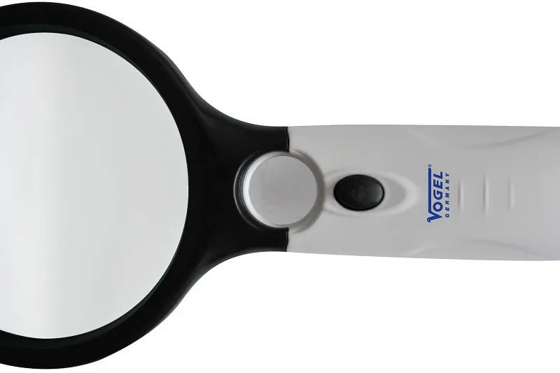 Lente d'ingrandimento portatile LED Vogel Germany 25x Ø 90 mm 600148