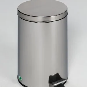 Pattumiera pedale VAR con pedale 5 L acciaio inox lucido 43023