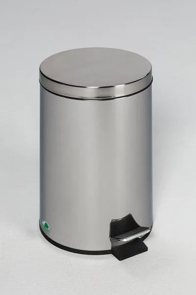Pattumiera pedale VAR con pedale 5 L acciaio inox lucido 43023