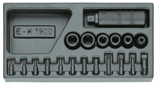 Modulo utensili GEDORE programma di rimozione viti 1/2'' 1402242 con 5 Manicotti