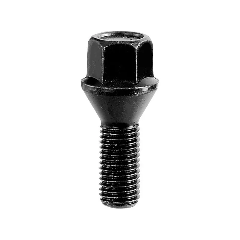 Vite sede conica 60°, chiave SW17, 14 x 1.25 x 50 mm - Black