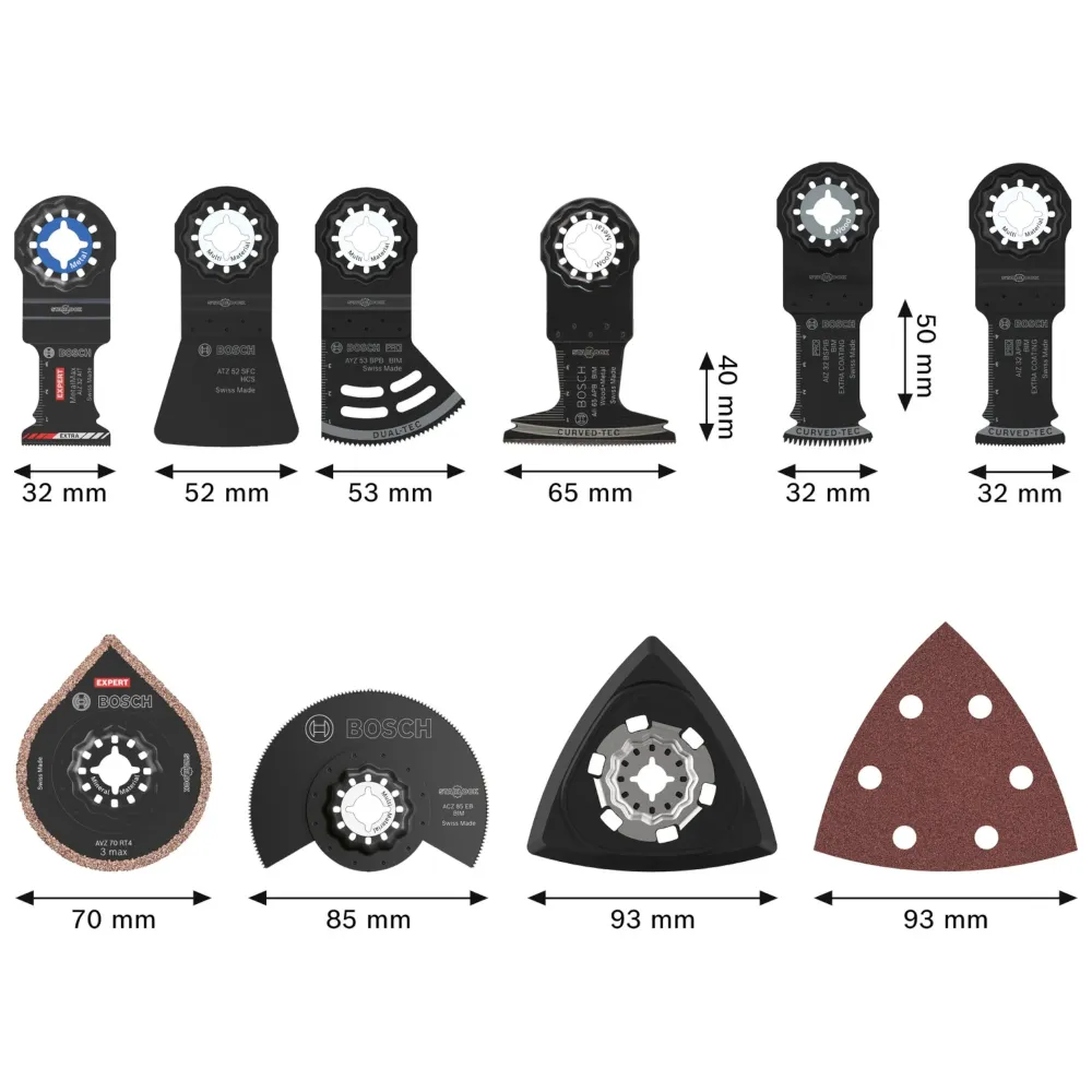 Accessori per utensili multifunzione Bosch Professional Set i-Boxx all--one da 33 pezzi ( 2608669091 ) Starlock valigetta