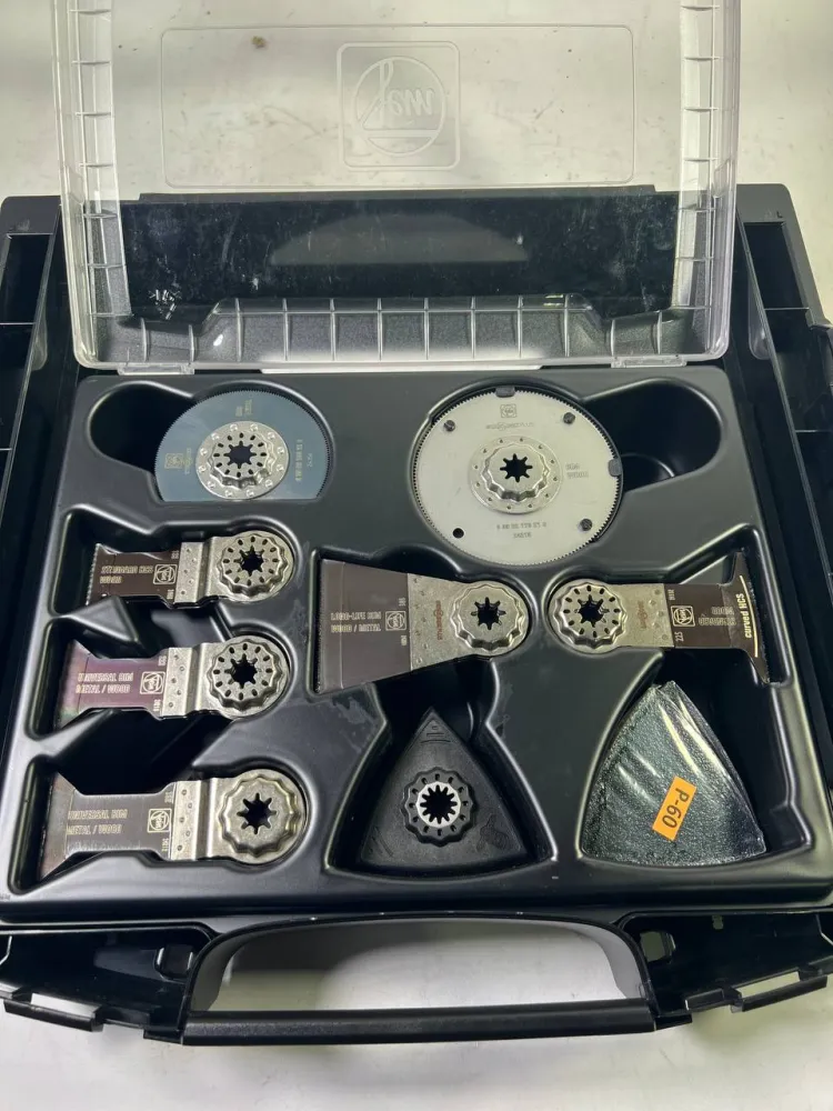 Fein Set di accessori multiutensile Starlock Plus 33 pezzi + i-Boxx + i-Rack compatibile con L-Boxx 136