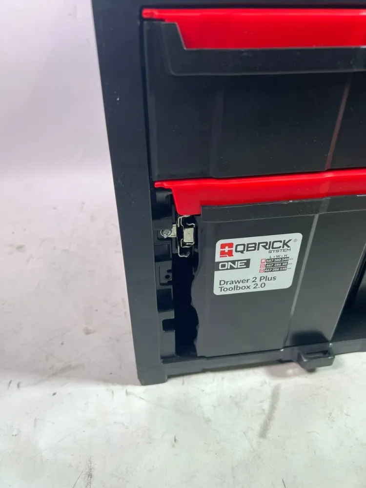 Qbrick System ONE Drawer 2 Plus Toolbox 2.0 Cassetta portautensili modulare 587 x 380 x 340 mm 9 l 20 l